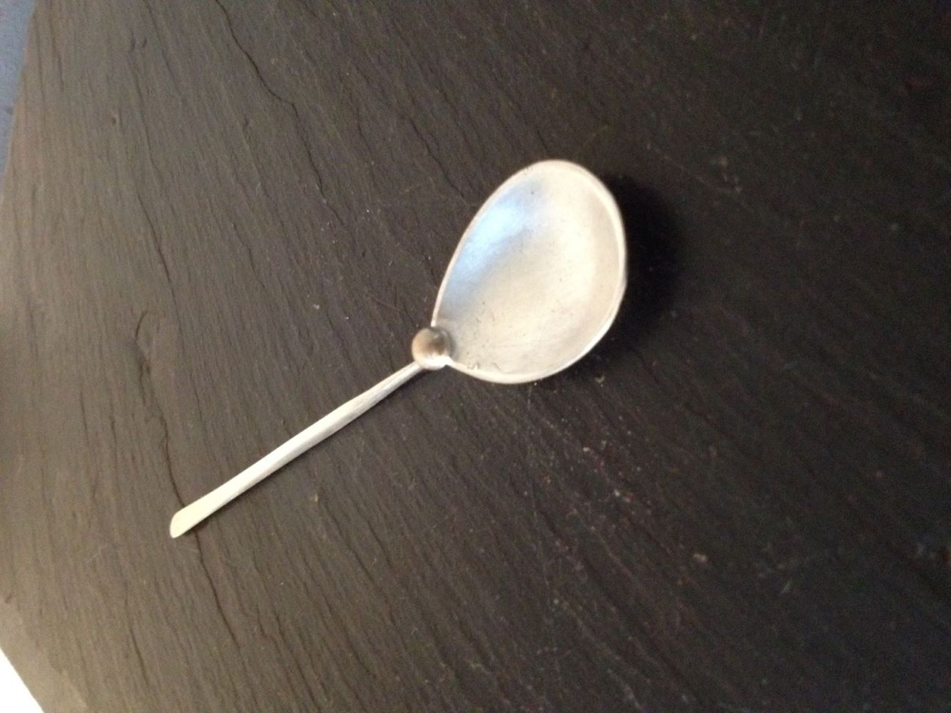 S.Grieve 2 Gold and Silver caddy  Spoon